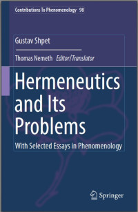 Image of Hermeneutics And Its Problems : With Selected Essays In Phenomenology
