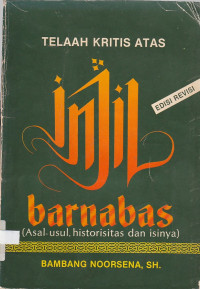 Image of TELAAH KRITIS ATAS INJIL BARNABAS
